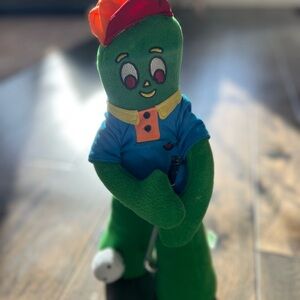 GUMBY Plush Golfer 13” Cartoon Character Stuffed Animal GOOD‎ Stuff